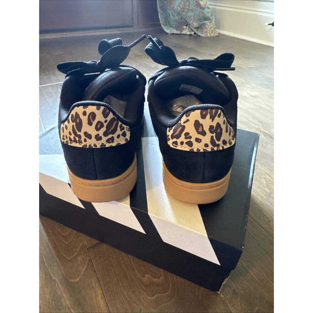 Women’s Adidas Grand Court Alpha 00s Black Leopard Gun Sole Size 7 JS2886 - Picture 4 of 7
